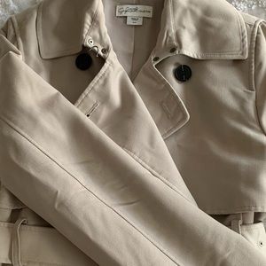Jaclyn Smith Collection tan trench coat